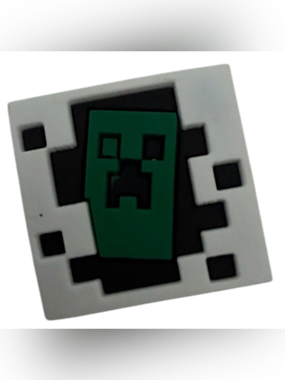 Minecraft Creeper Pixel Face Croc Shoe Charm